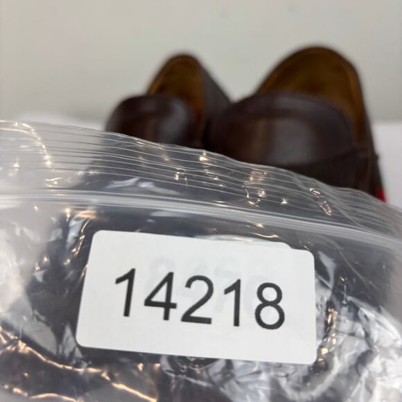 Gucci Brown Leather Web Slip On Loafers Men's 9 - Picture 15 of 15